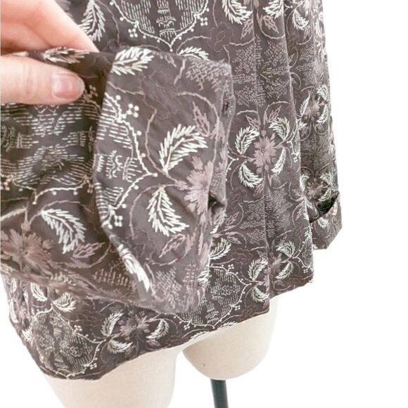 Talbots rich 100% cotton brocade double breasted size 10 petite - Picture 8 of 16